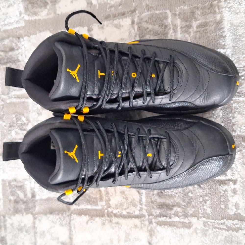 Jordan 12s Black Taxi